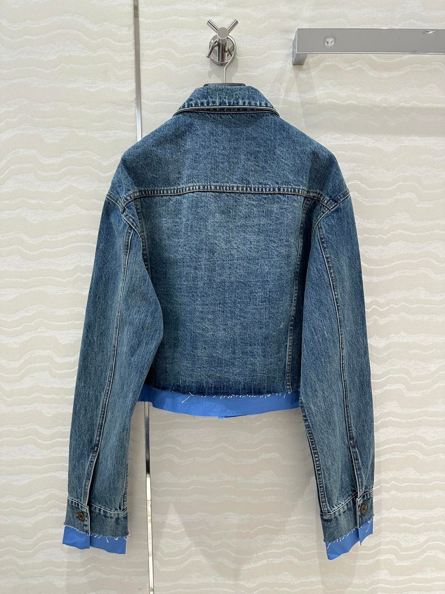 Intellectual preppy denim jacket