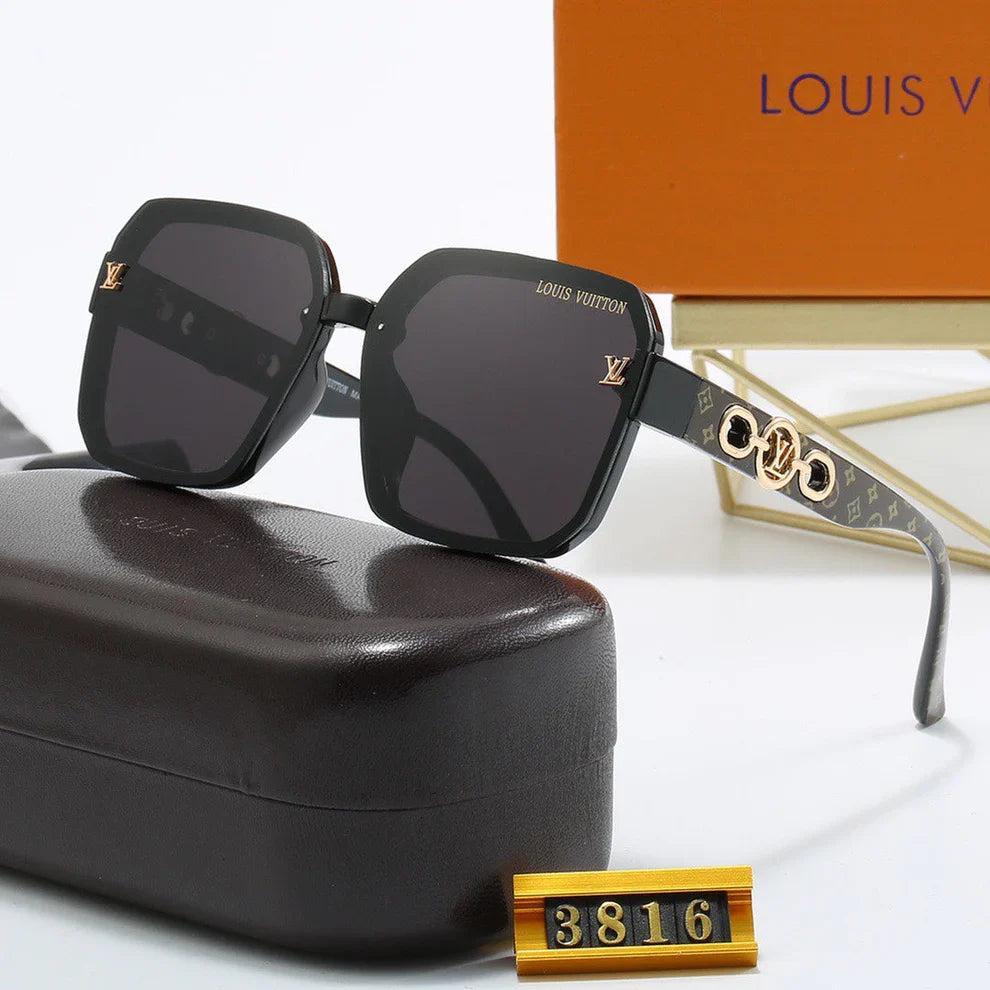 Large Frame Retro Sunglasses 3816