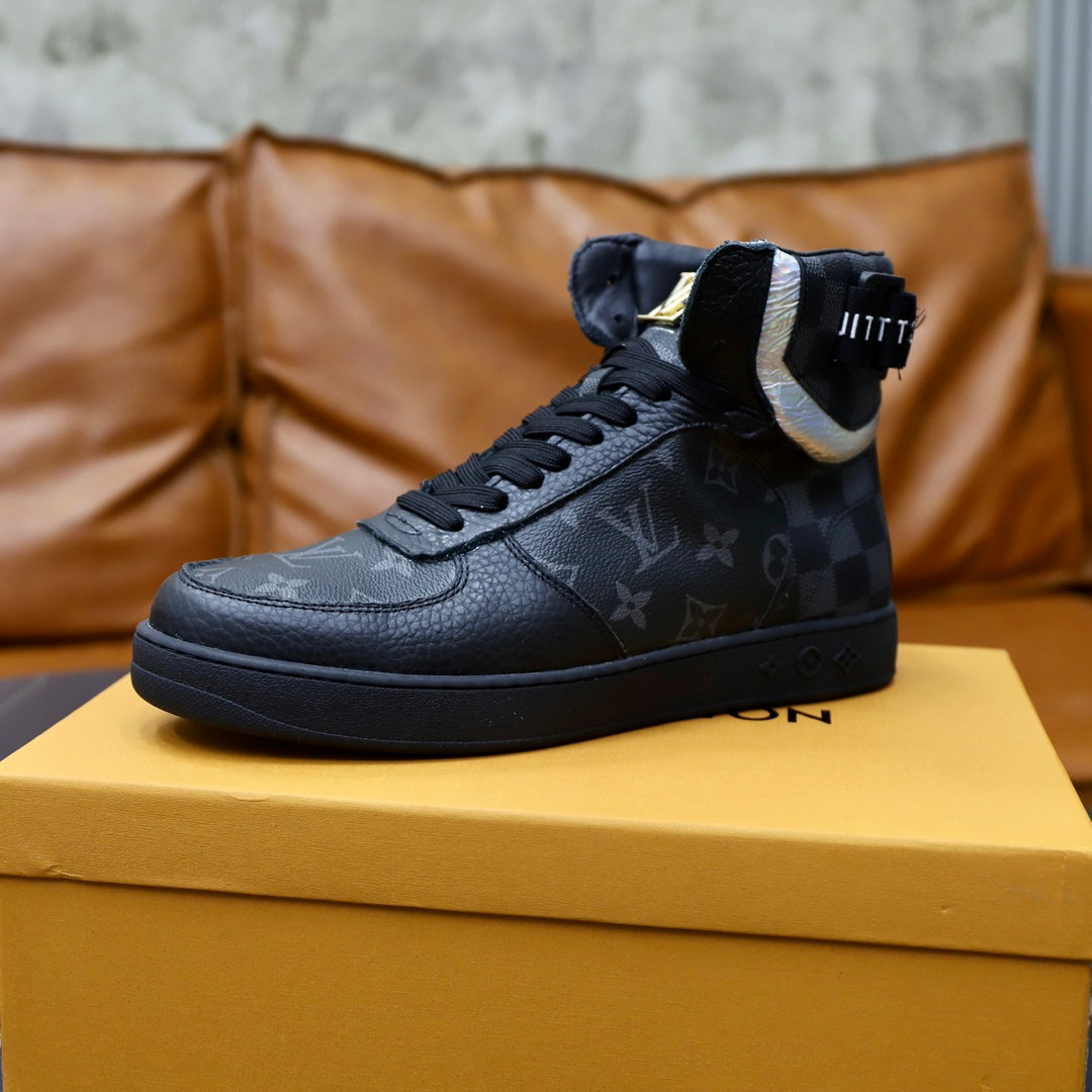 Winter new Italian imported cow leather upper sheepskin lined sneakers