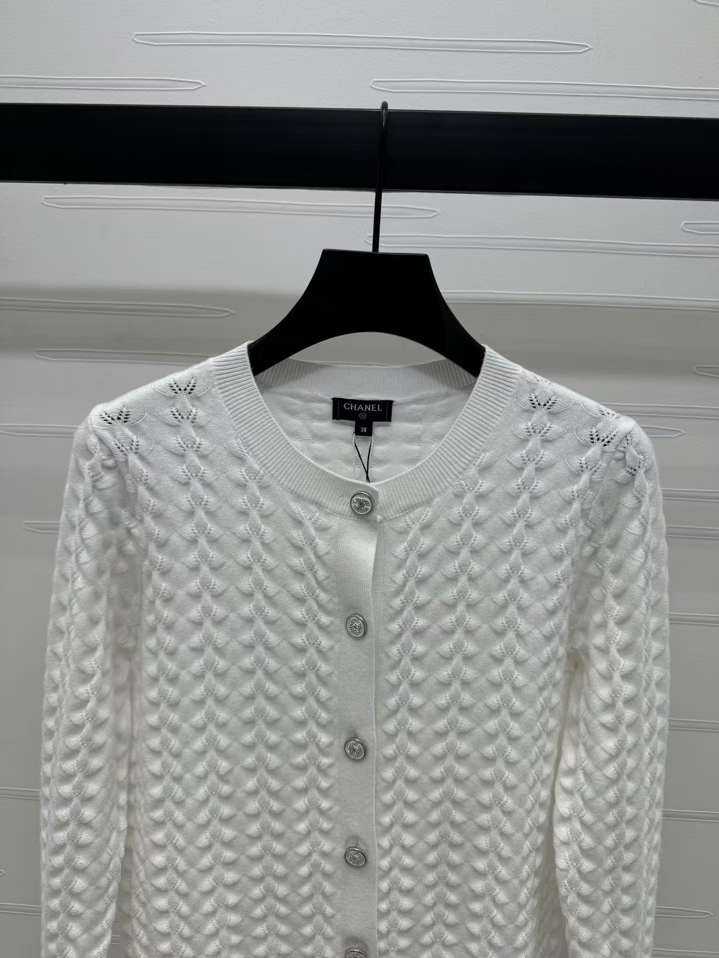 3D Cable Long Sleeve Cardigan