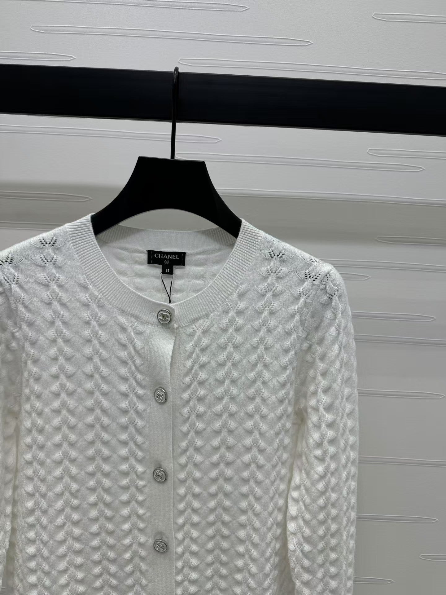 3D Cable Long Sleeve Cardigan