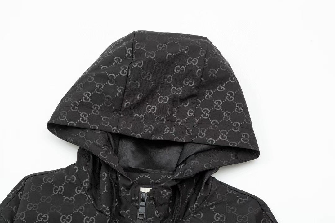 G's classic black zip-up hoodie jacket