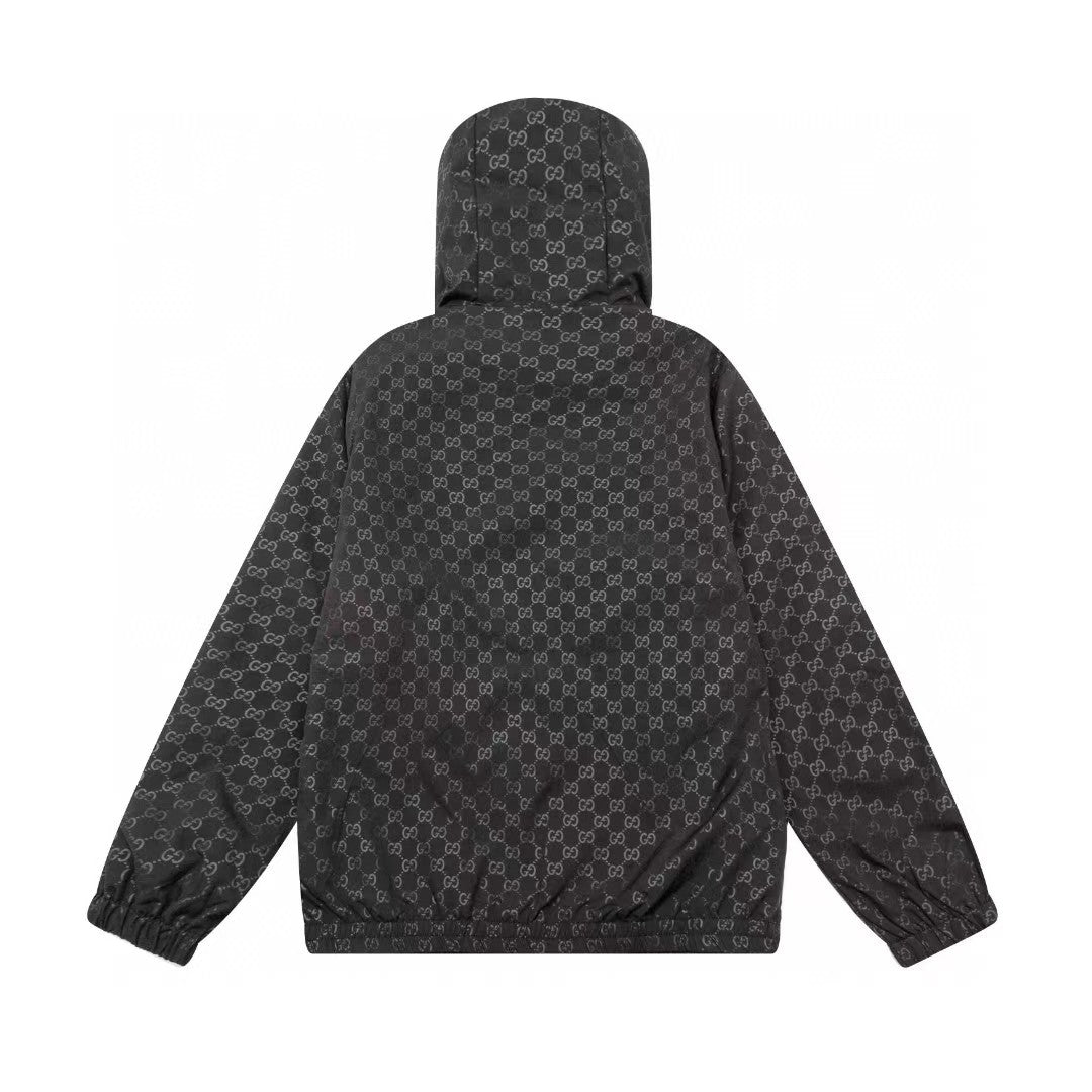 G's classic black zip-up hoodie jacket