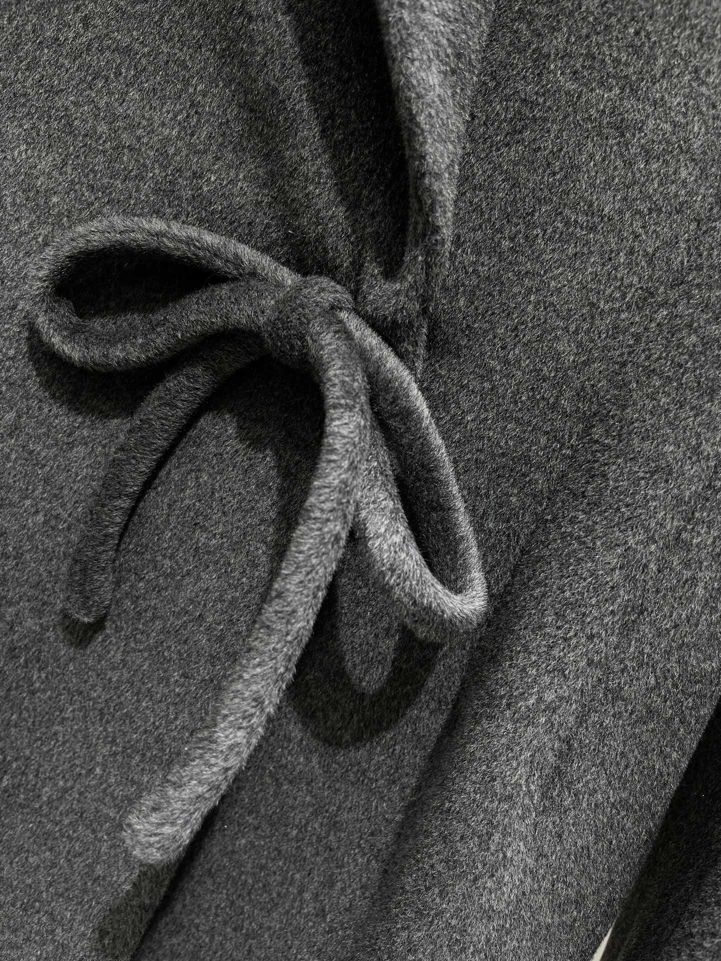 Grey wool coat