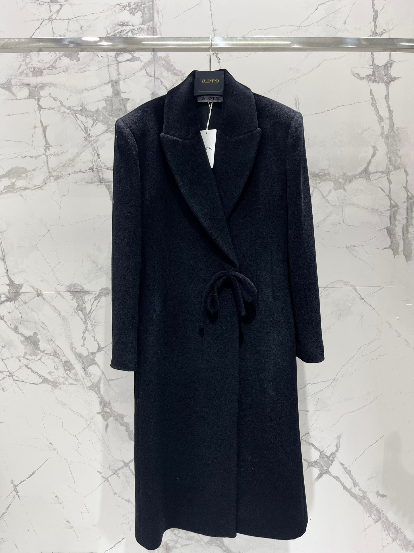 Grey wool coat