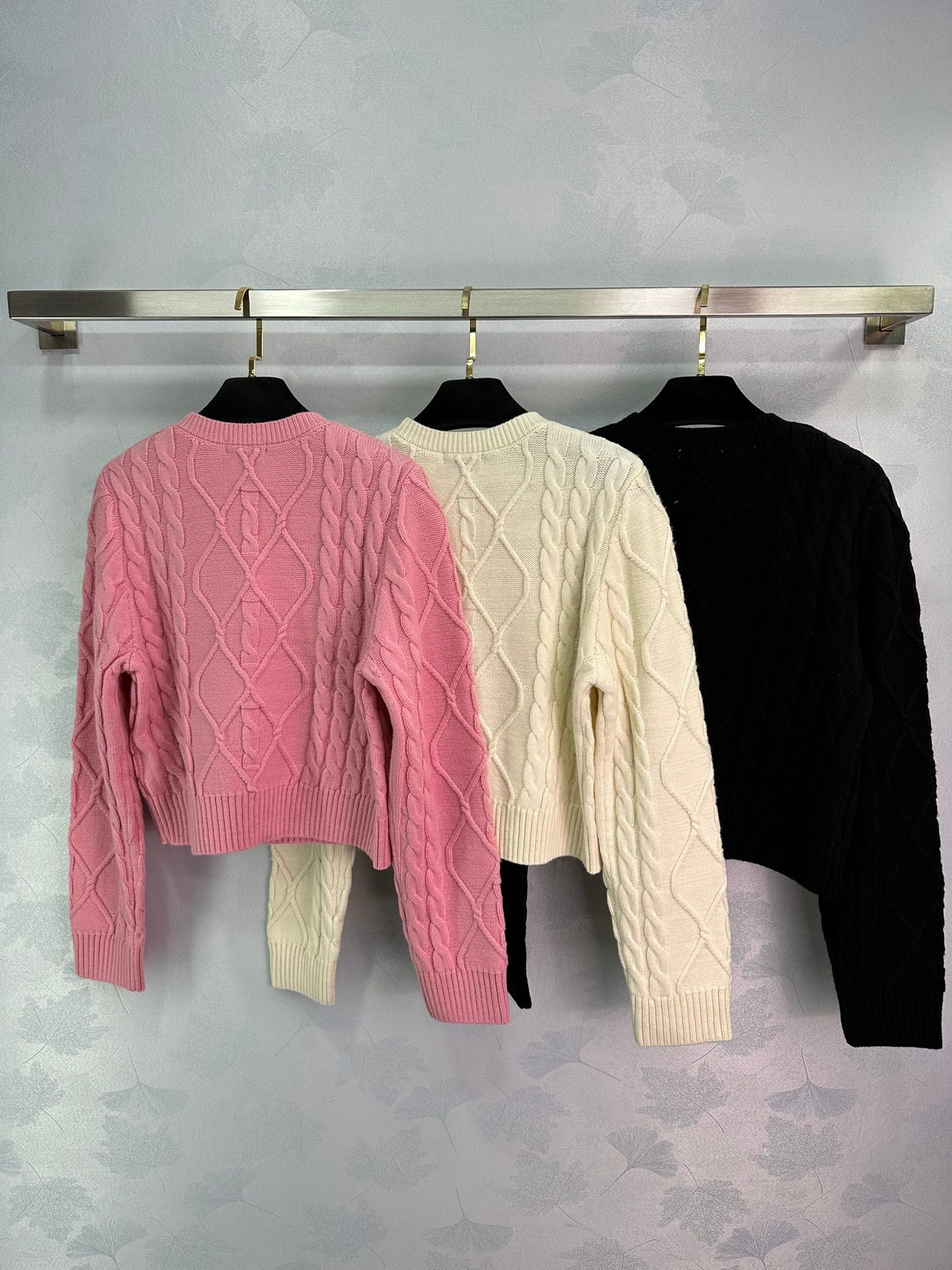 Autumn and winter new knitted round neck pullover jumper