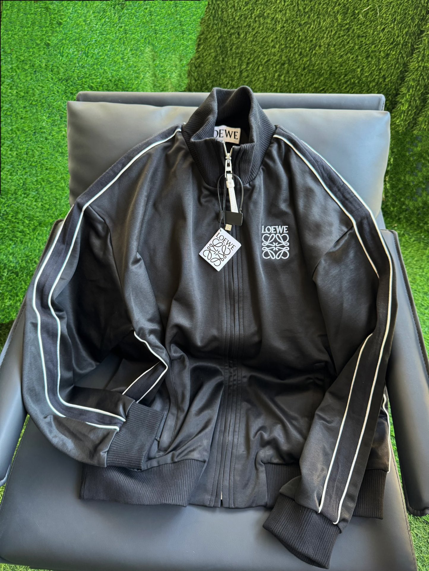 Jersey track jacket