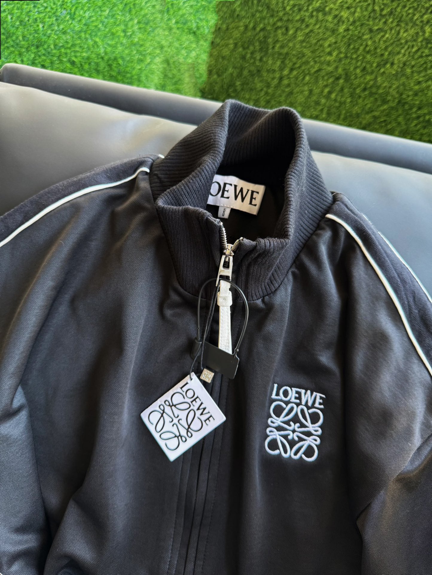 Jersey track jacket