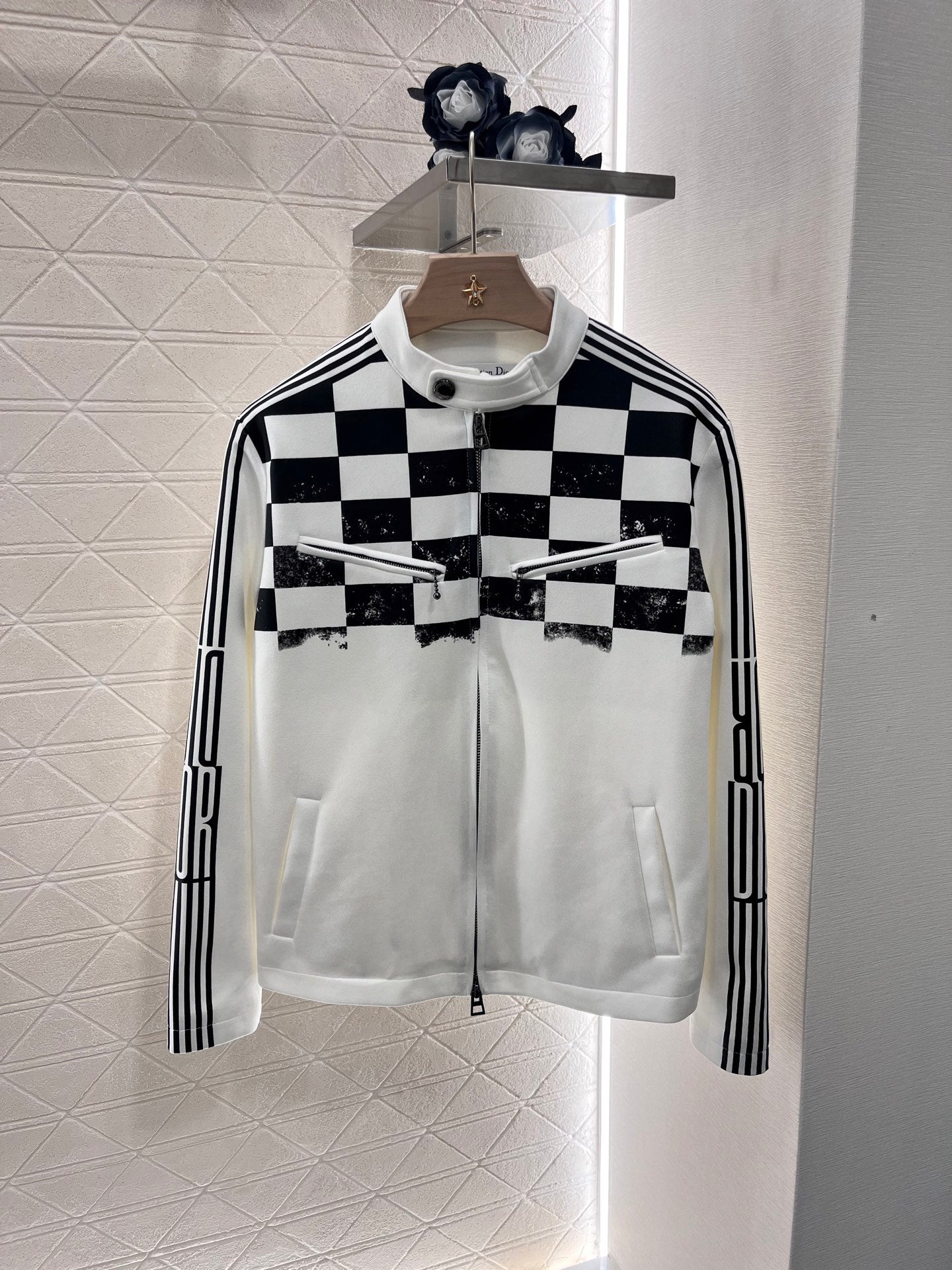 checkerboard jacket