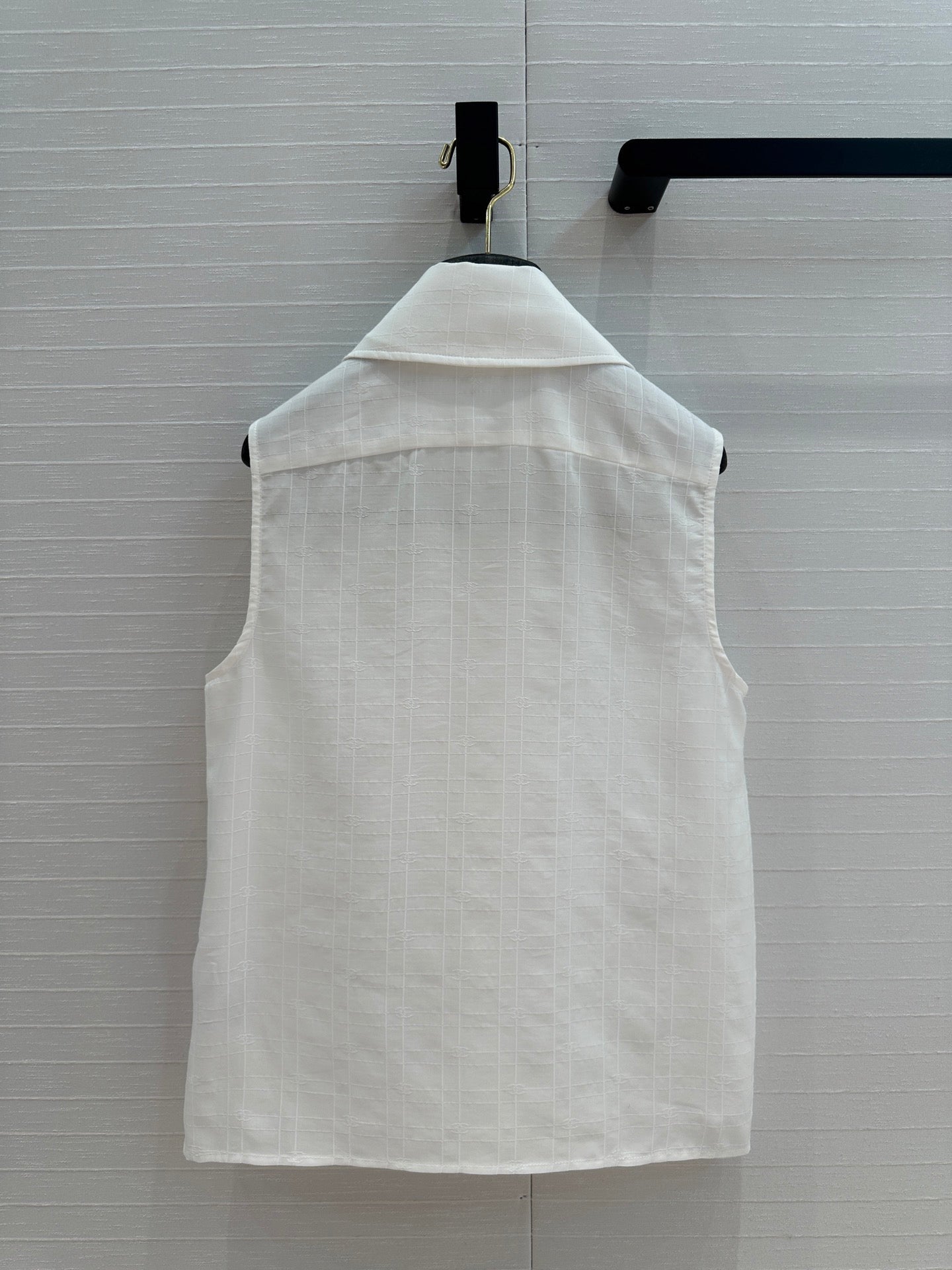 French Simple Sleeveless Shirt