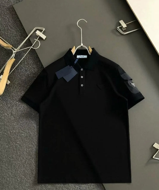 Classic black polo