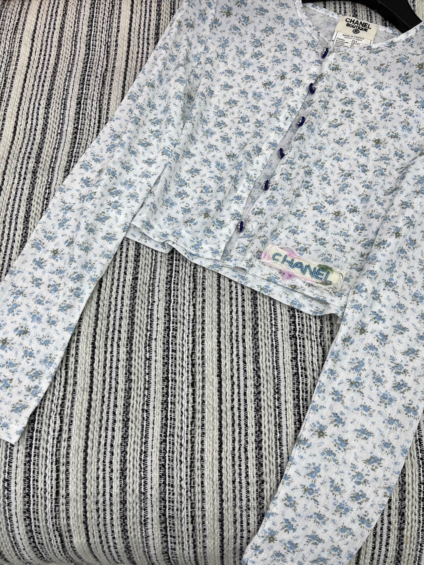 Pre-owned series special print cardigan