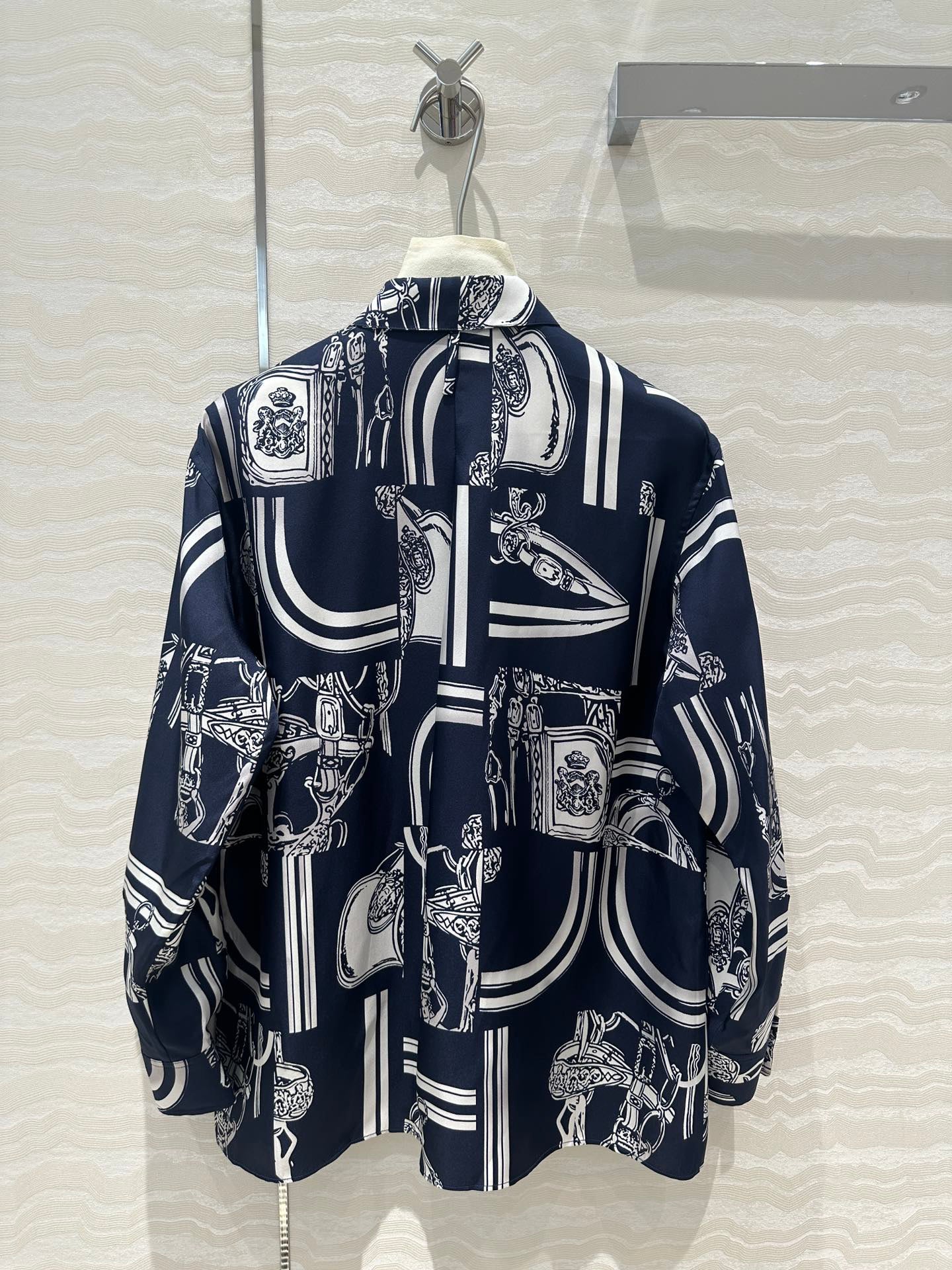 Chain⛓️Rope print silk shirt