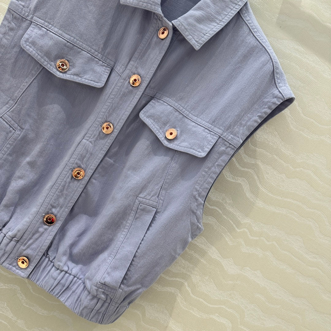 Cowboy Linen Vest