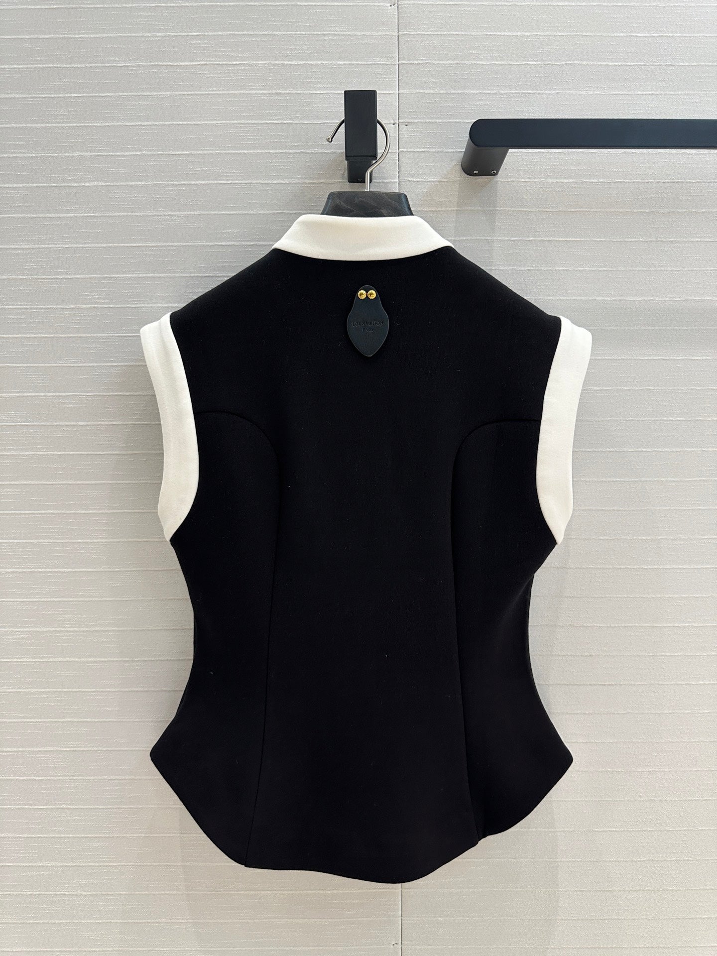 New Standing Collar Colorblocking Vest Top