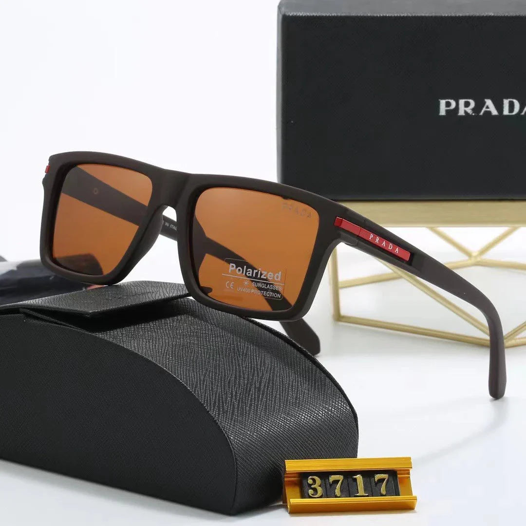 Square Frame Retro Sunglasses 3717