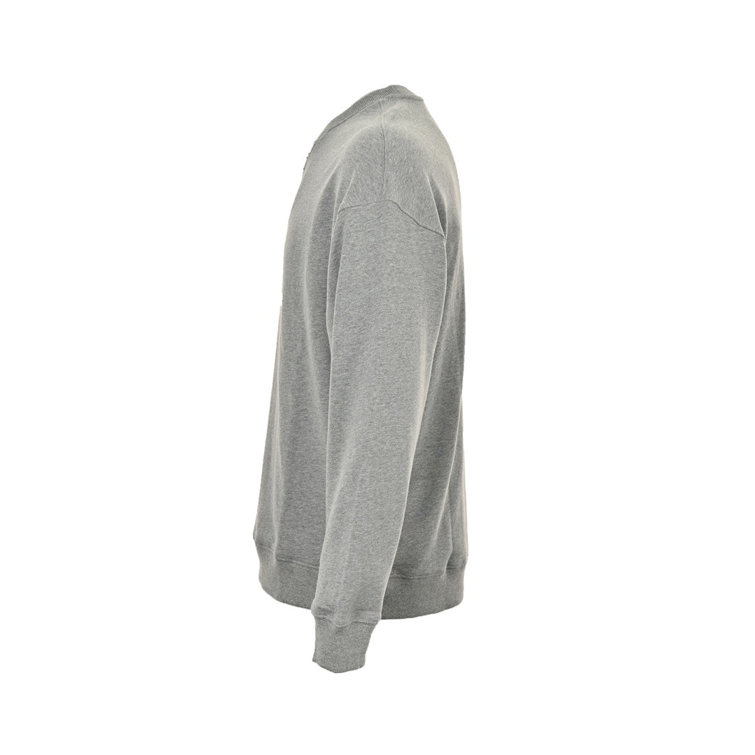 Round neck sweatshirt with triangle logo