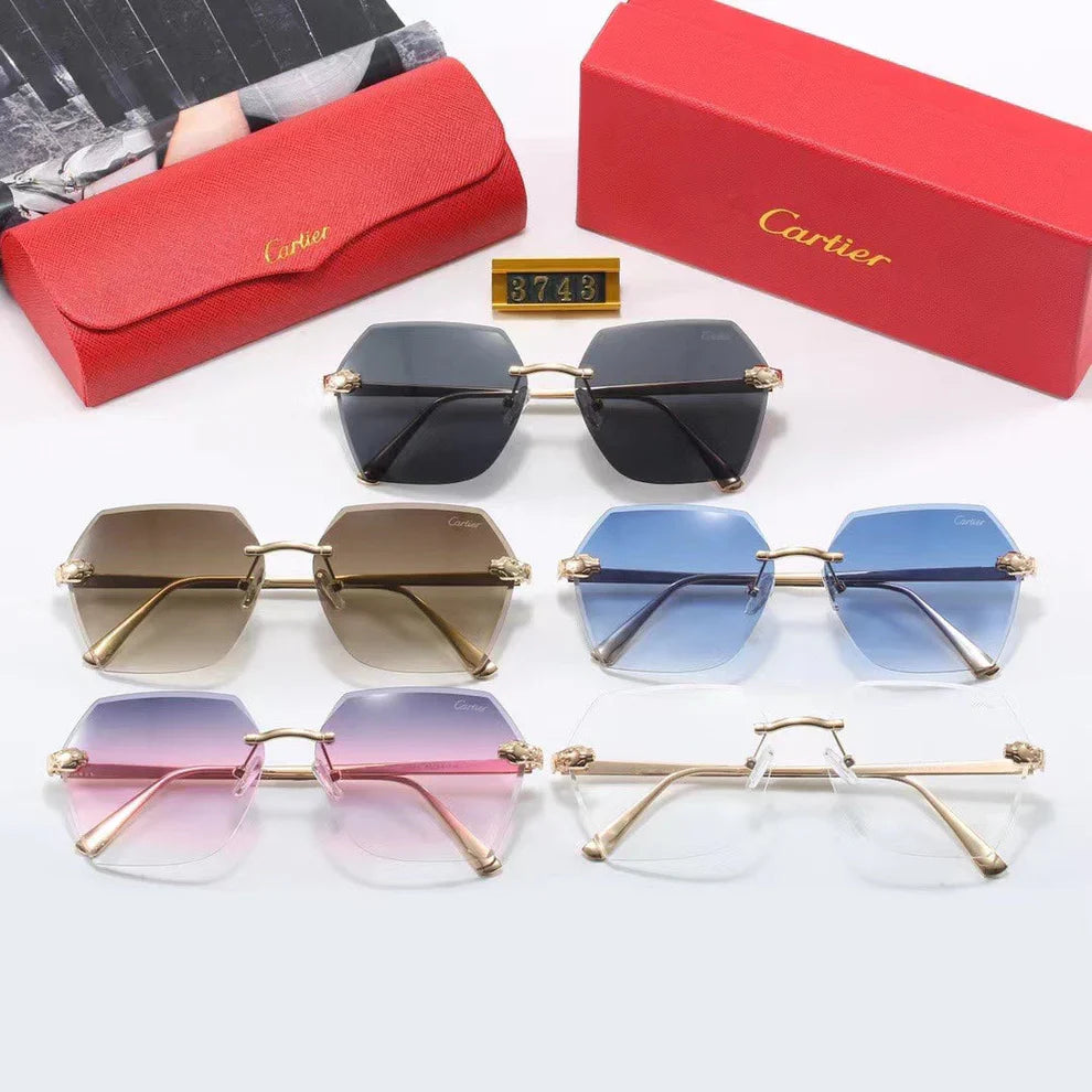 Rimless Sunglasses 3743