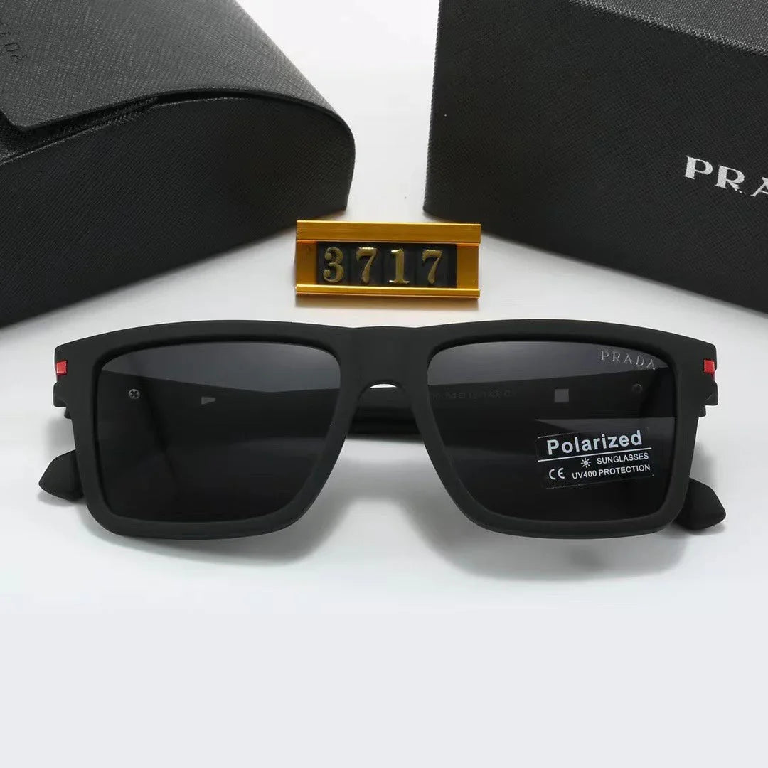 Square Frame Retro Sunglasses 3717