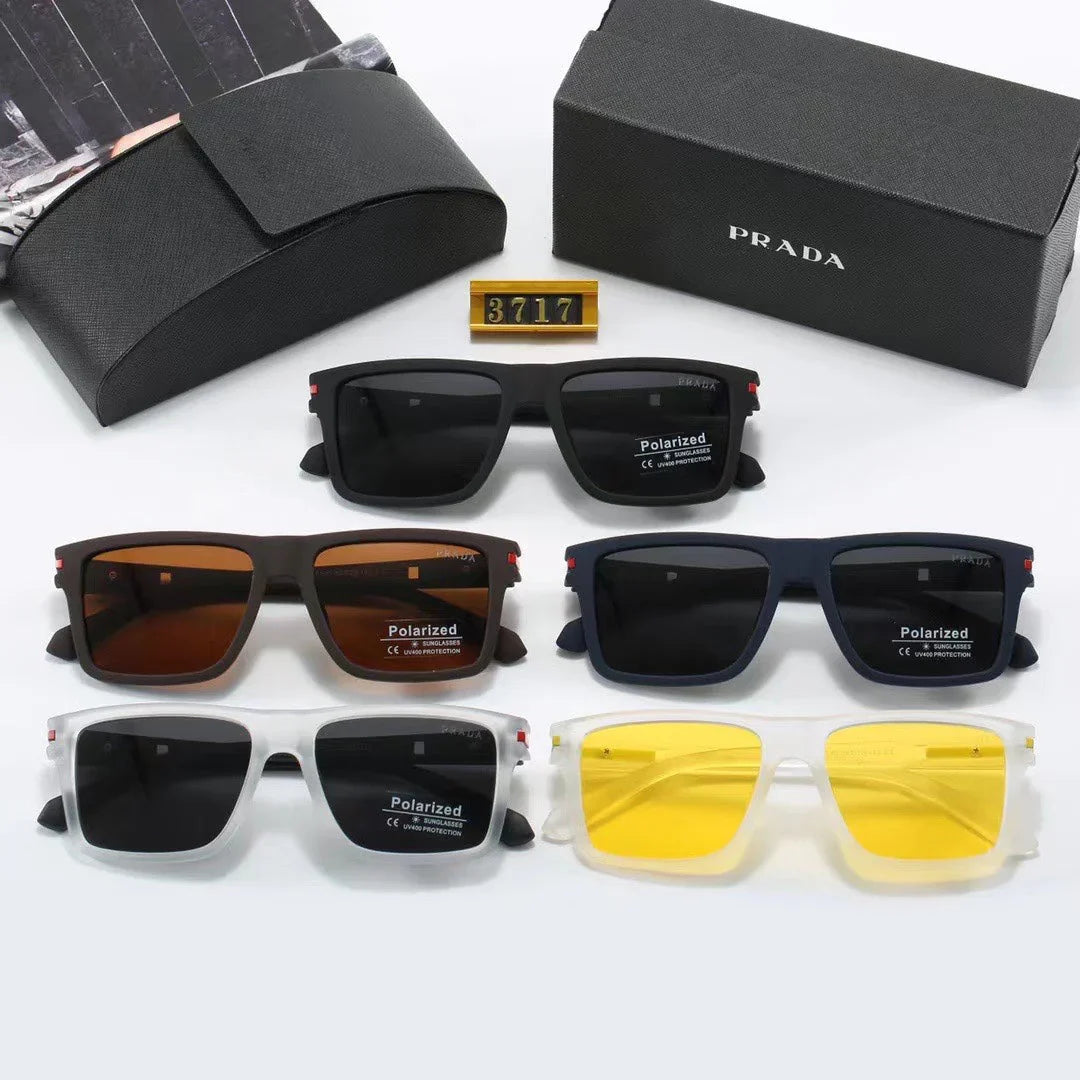 Square Frame Retro Sunglasses 3717