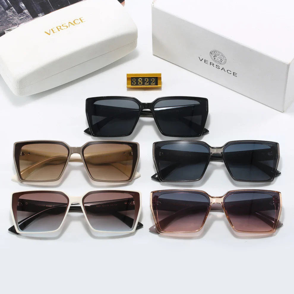 Square Frame Retro Sunglasses  3822