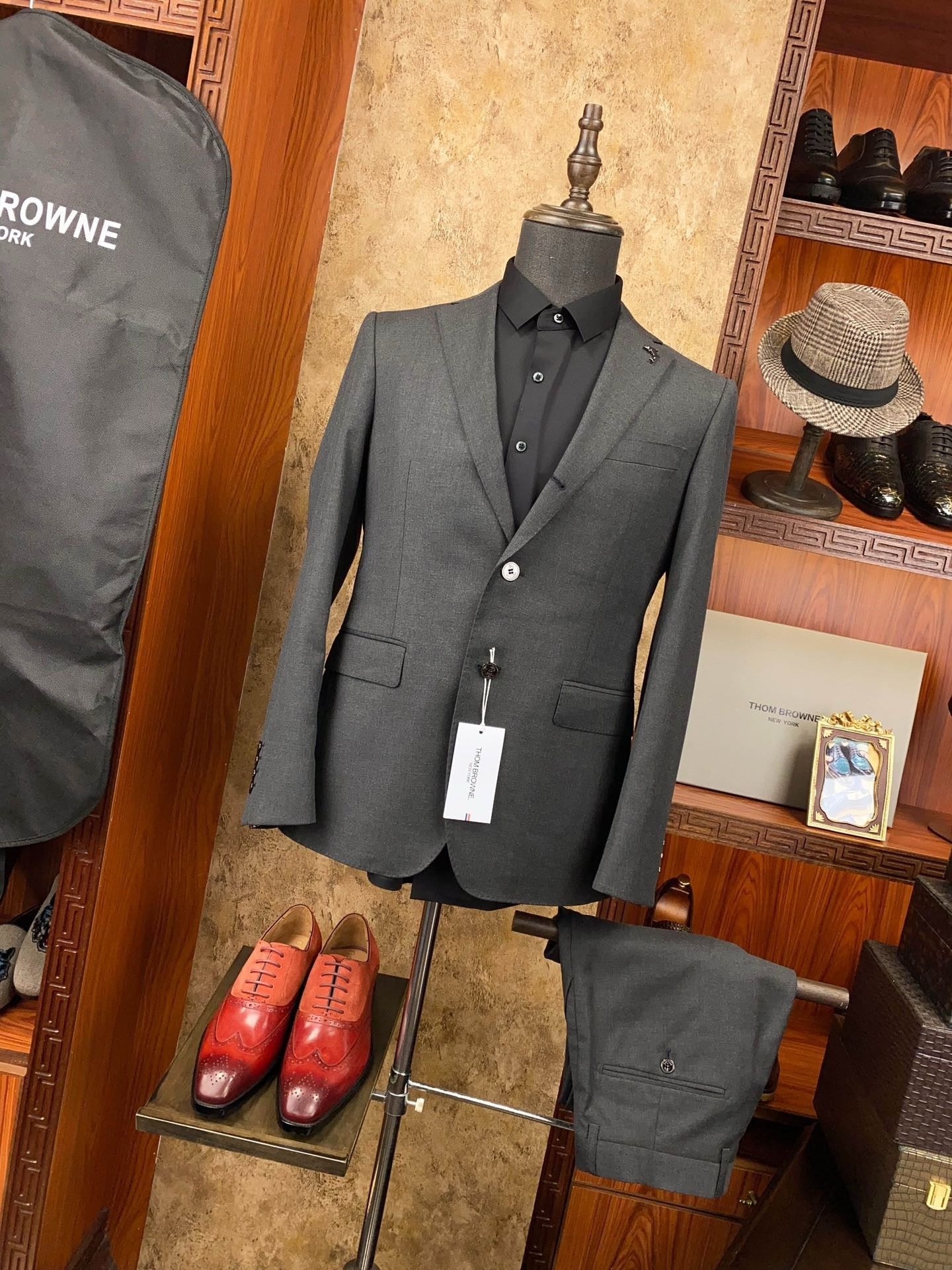 thom b wool suit