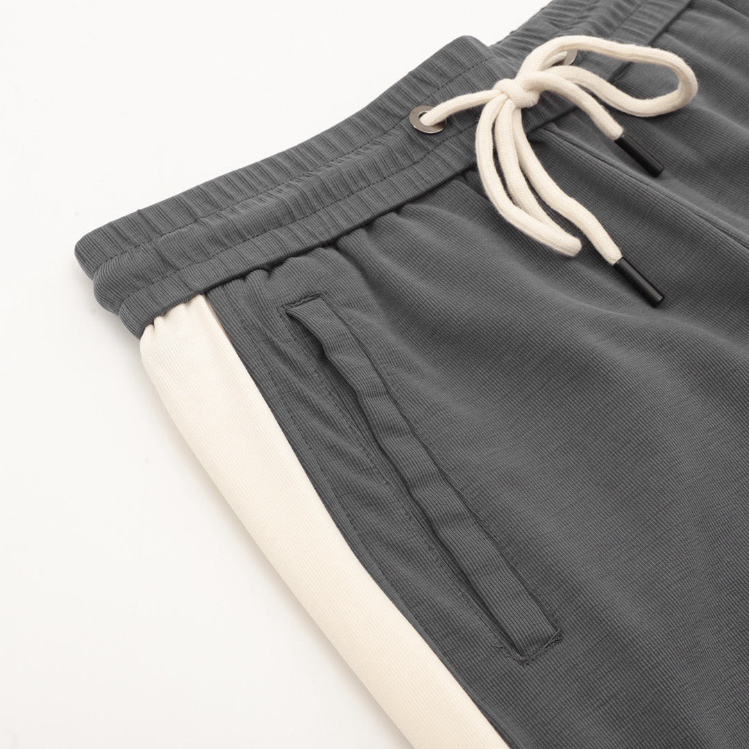 Side webbing casual trousers