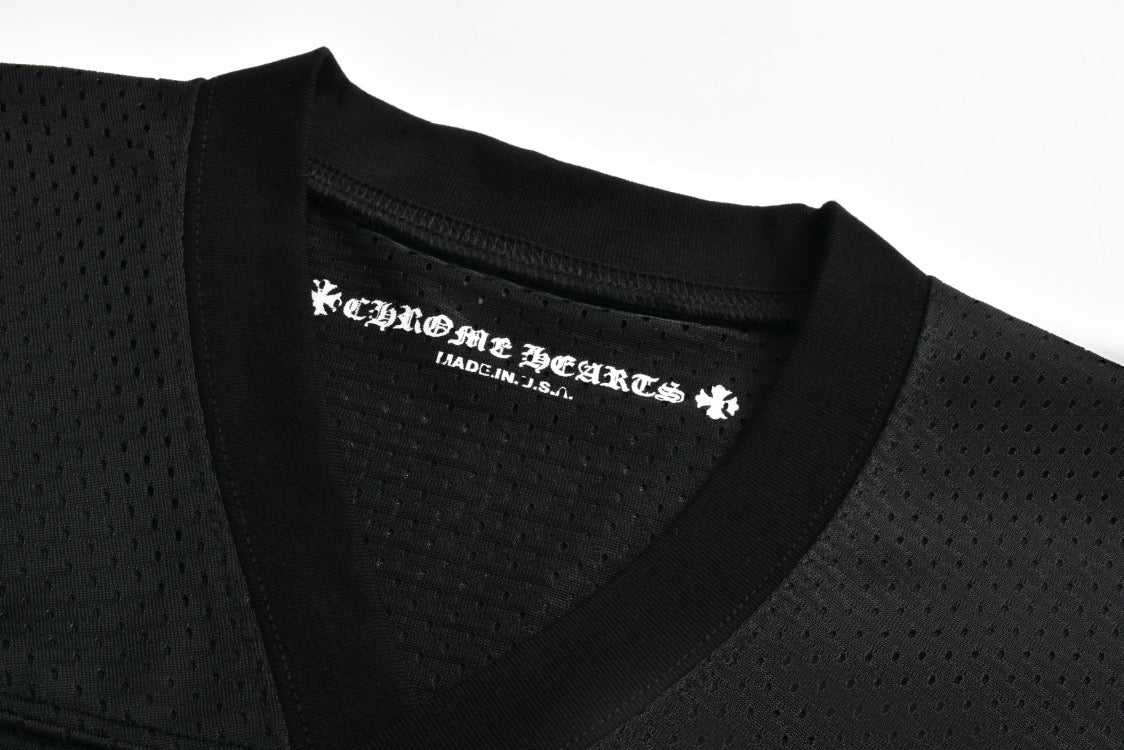 Lettering print knitted T-shirt