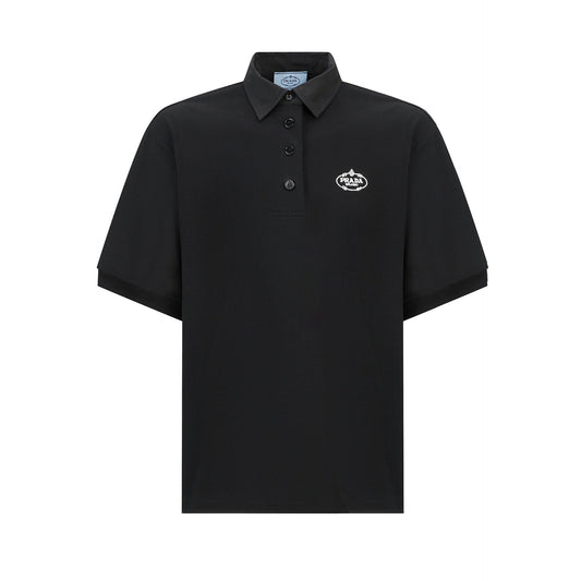 pra embroidered polo shirt