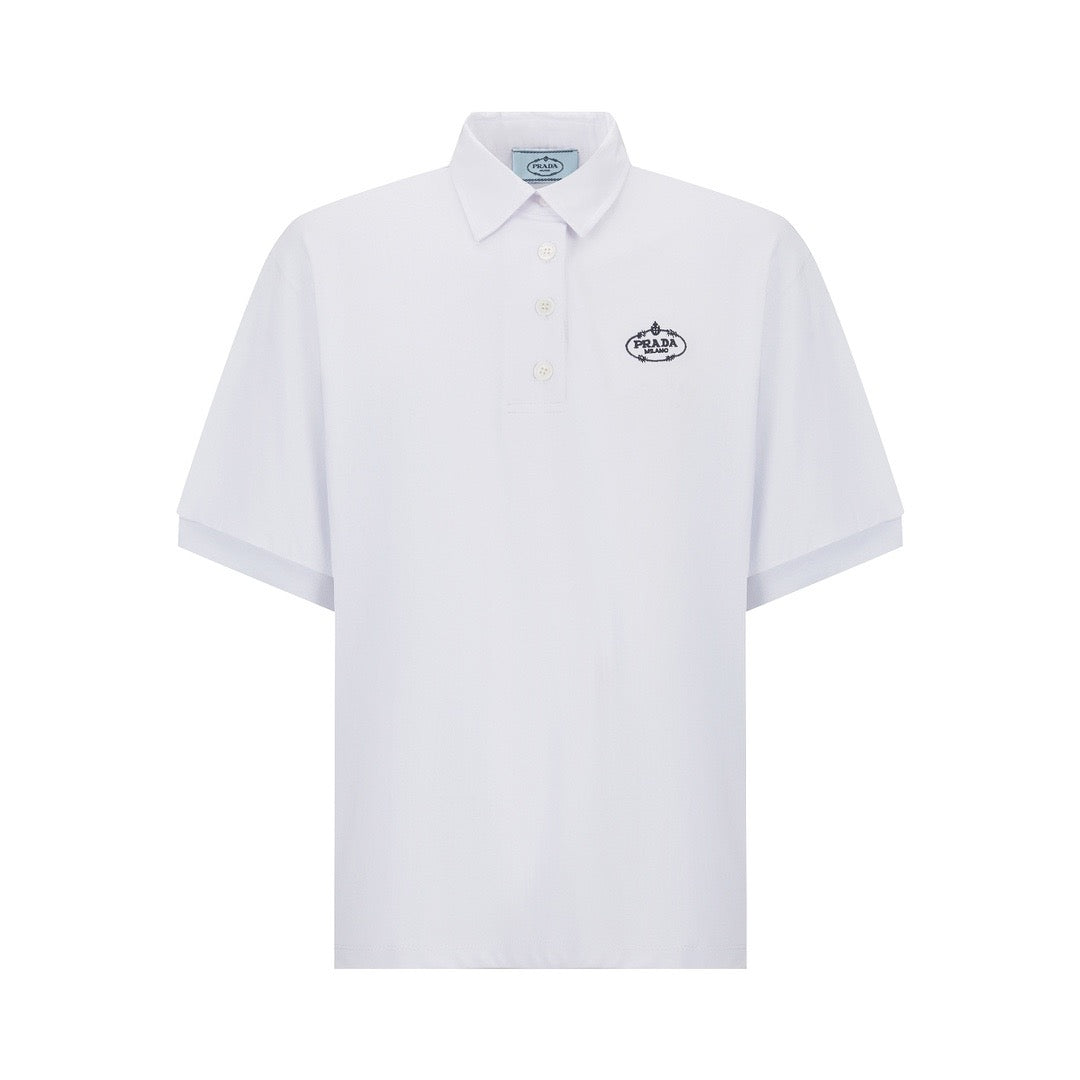 pra embroidered polo shirt