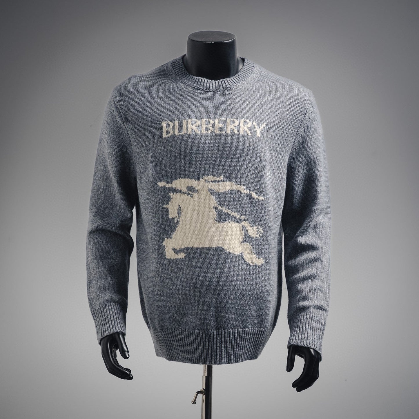 burber jacquard sweater