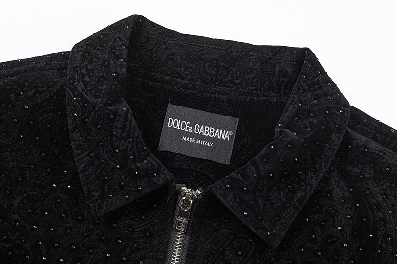 Star-studded fleece jacket