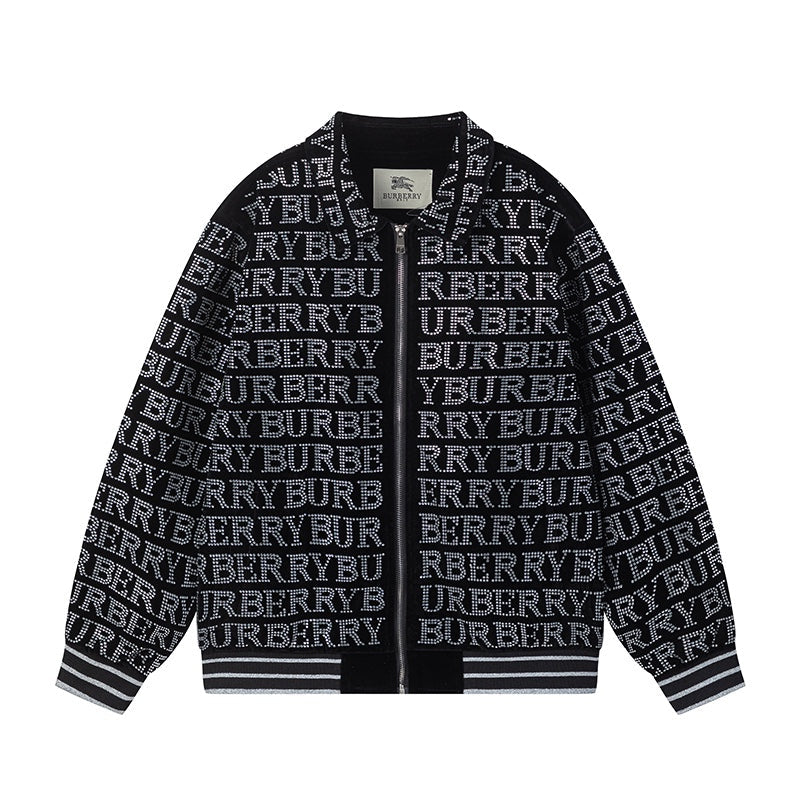 B's Logo-encrusted luxury jacket