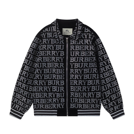 B's Logo-encrusted luxury jacket