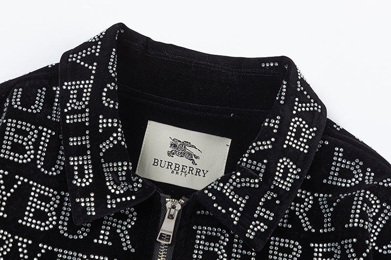 B's Logo-encrusted luxury jacket