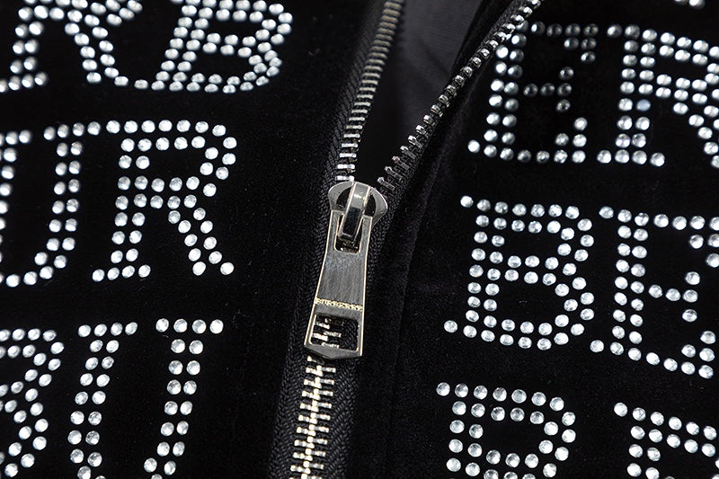 B's Logo-encrusted luxury jacket