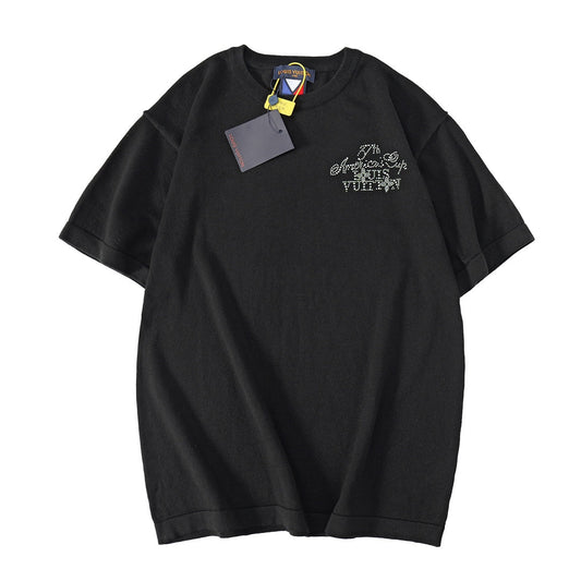 America's Cup series knitted badge T-shirt