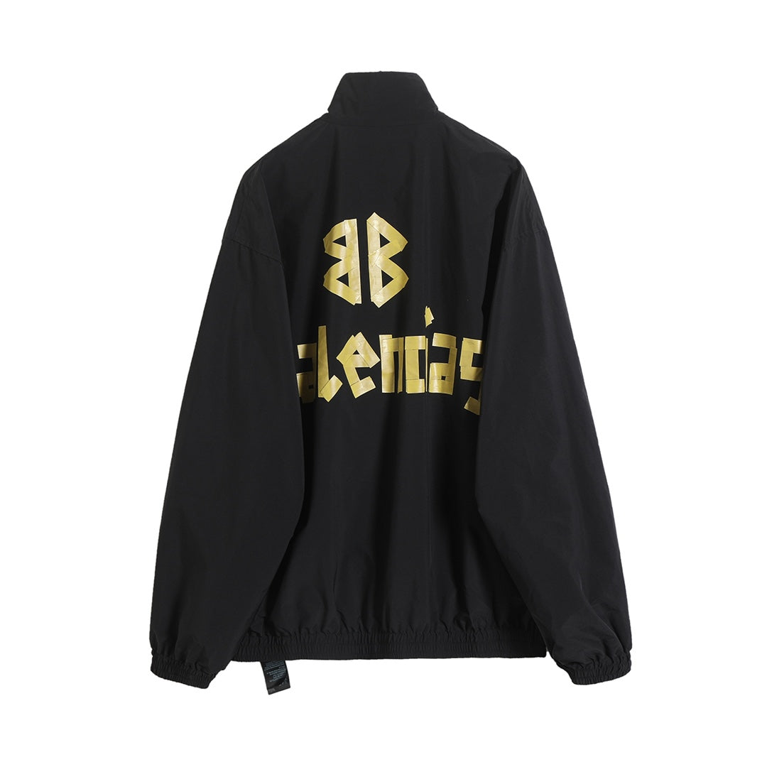 B's Tape style logo waterproof jacket