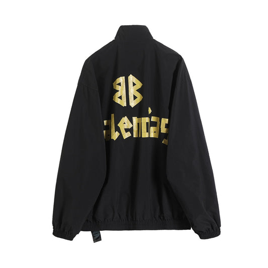 B's Tape style logo waterproof jacket