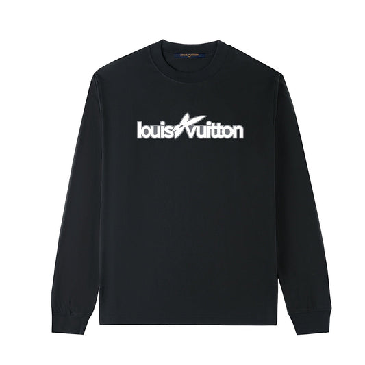 L's graphic logo double cotton sweatshirt