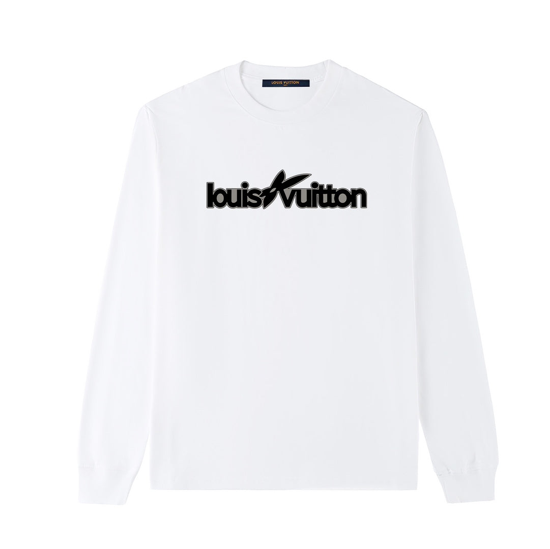 L's graphic logo double cotton sweatshirt