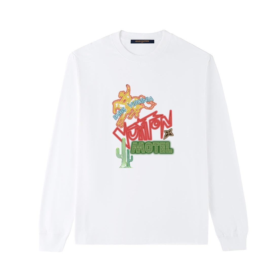 L's People & Animals & Plants cartoon style sweatshirt