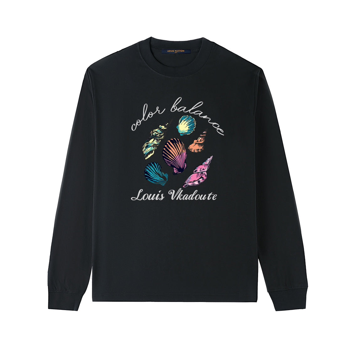 L's Sea Shell cartoon printed sweatshirt