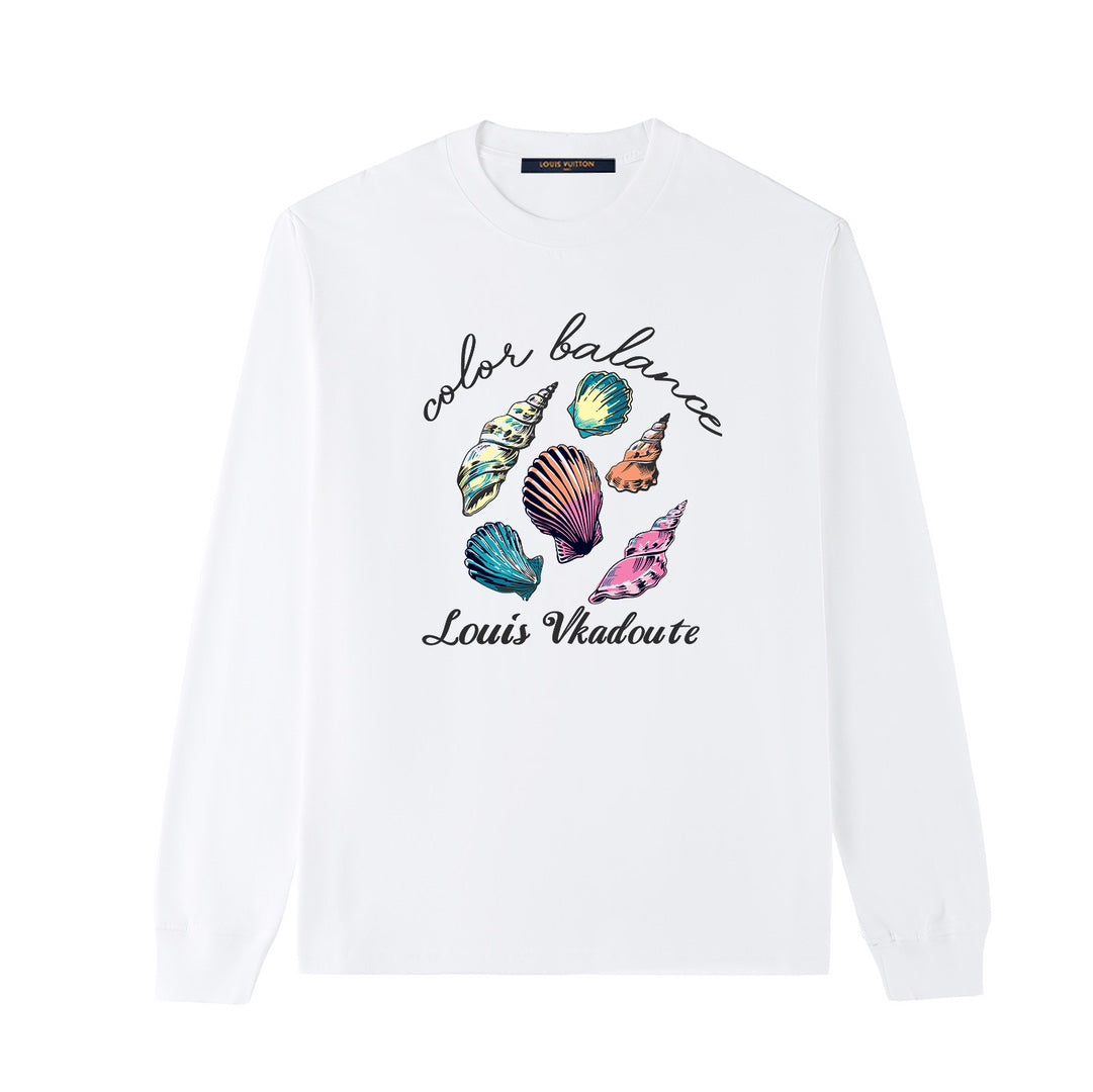 L's Sea Shell cartoon printed sweatshirt