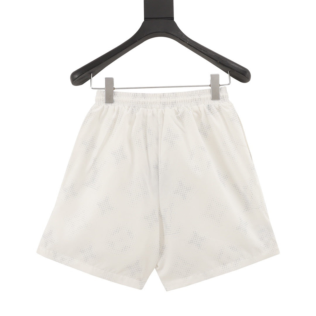 Drawstring printed short style