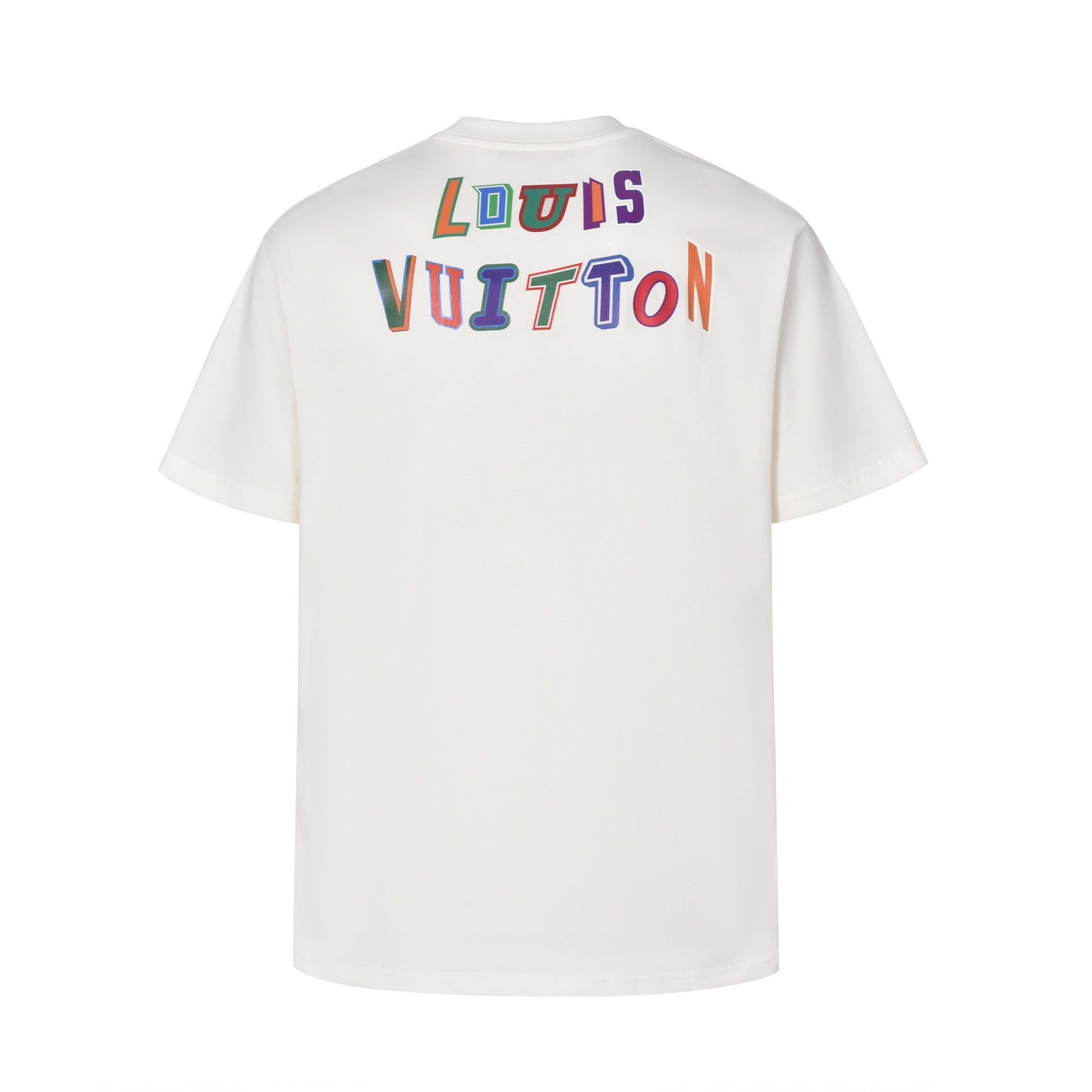 White Logo Short Sleeve Knit T-Shirt