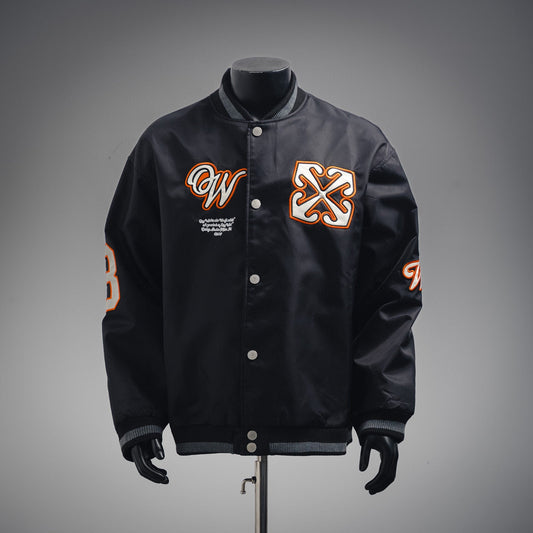 Off w 2025new baseball jacket