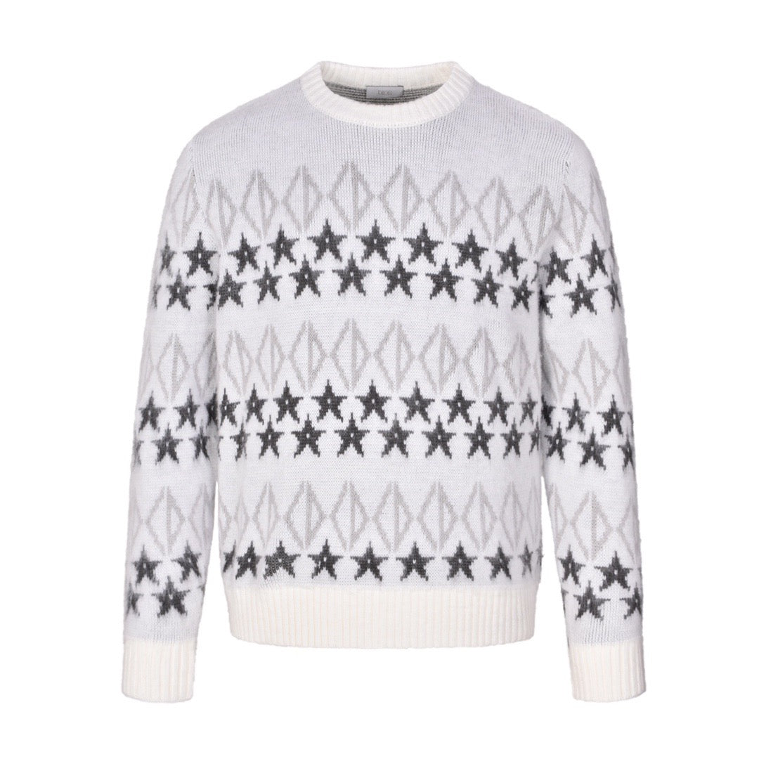 Star knitted sweater