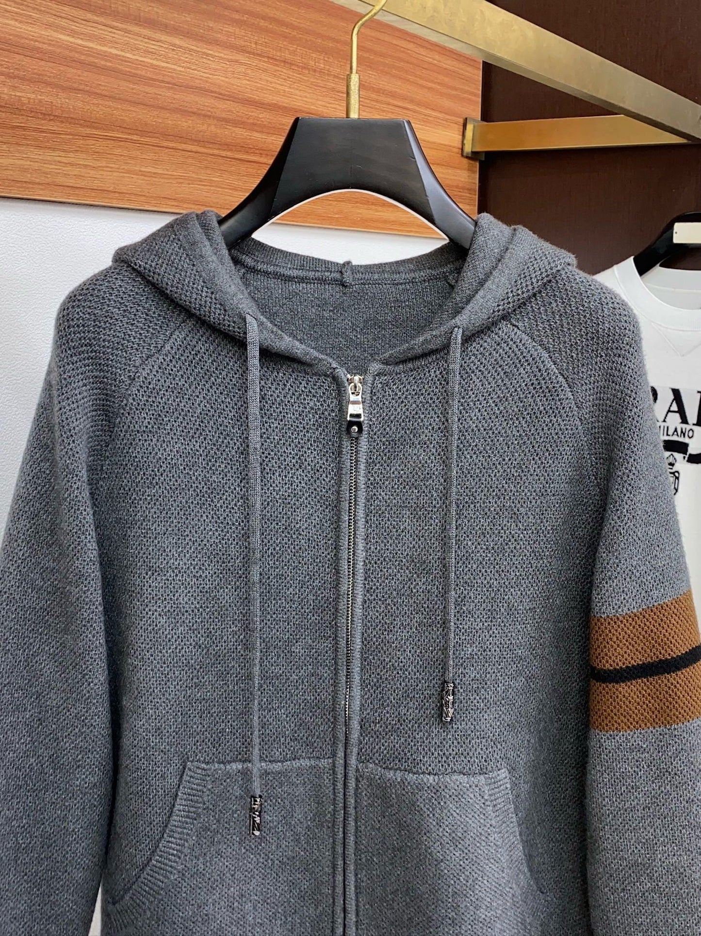 Zegn knitted hooded jacket