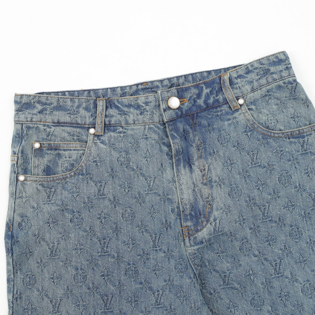 1V men womens jacquard jeans